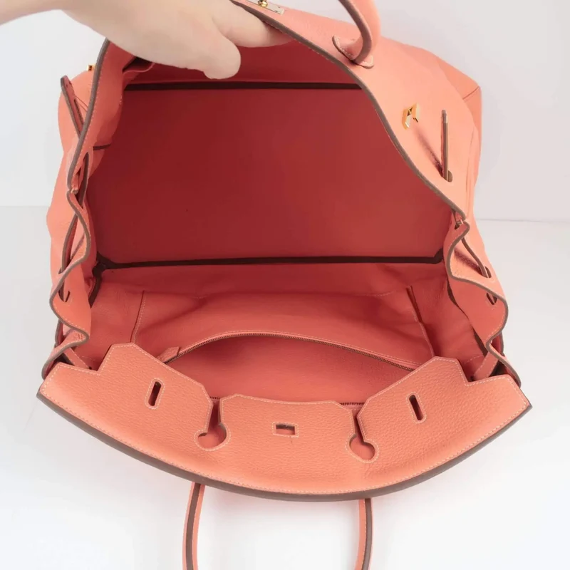 Hermes Birkin 40 Clemence Crevette GHW