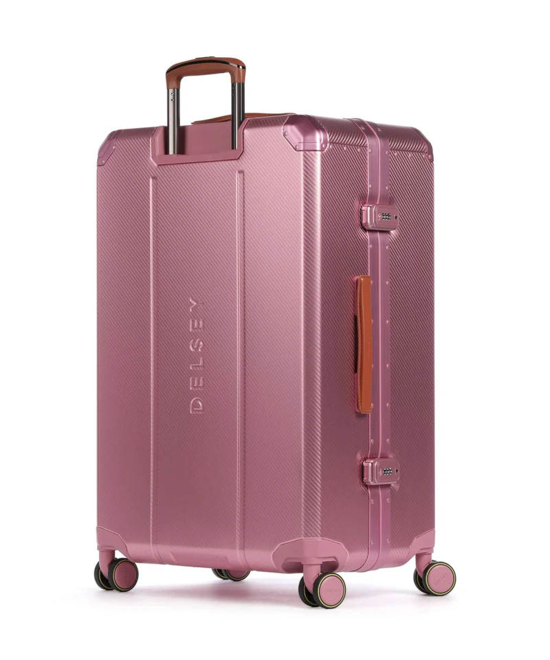 Delsey Paris Alu'R 4-Rollen Trolley pink
