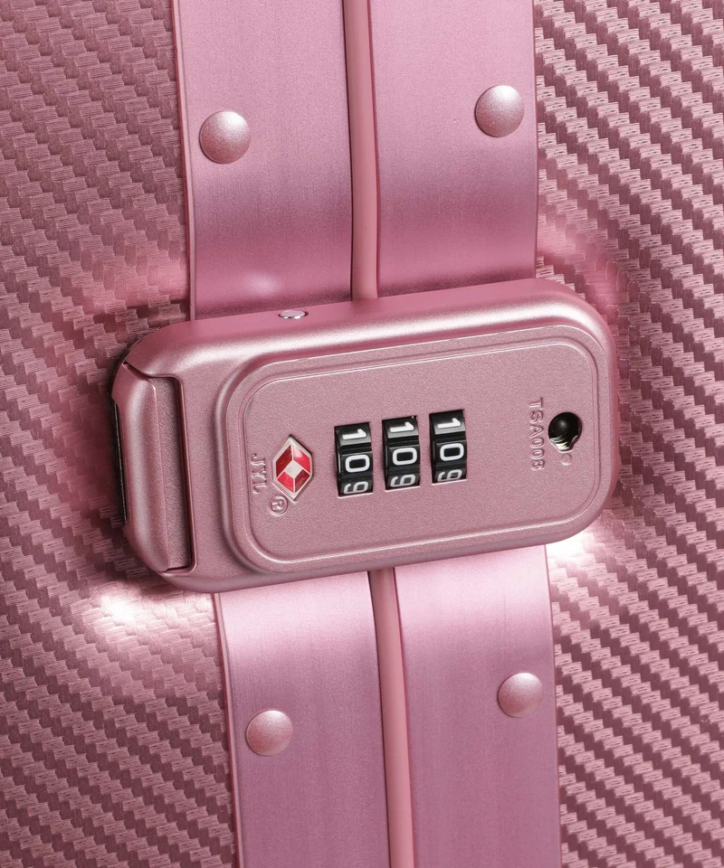 Delsey Paris Alu'R 4-Rollen Trolley pink