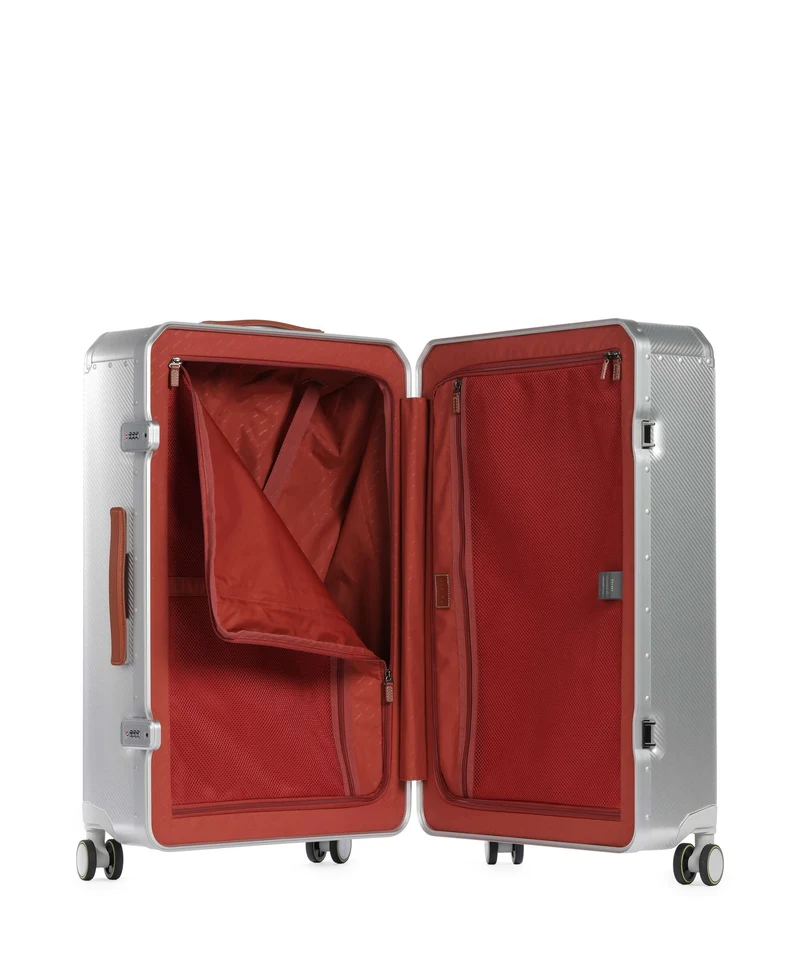 Delsey Paris Alu'R 4-Rollen Trolley silver