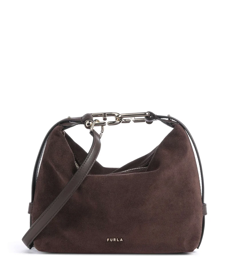 Furla Tonie Mini Schultertasche toni cioccolato