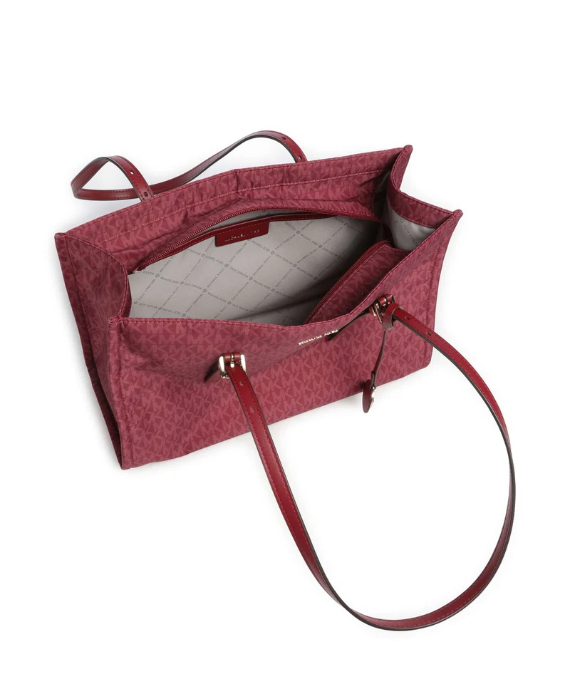 Michael Kors Zadie Medium Shopper deep red