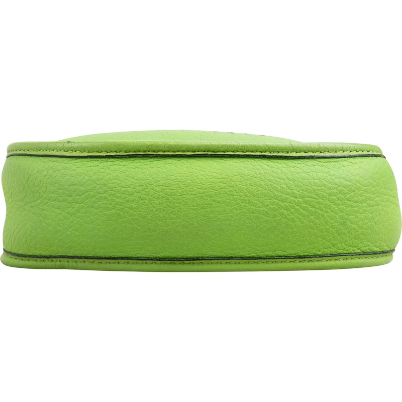 Hermès Vert Clemence Leather Evelyne PM Crossbody Bag