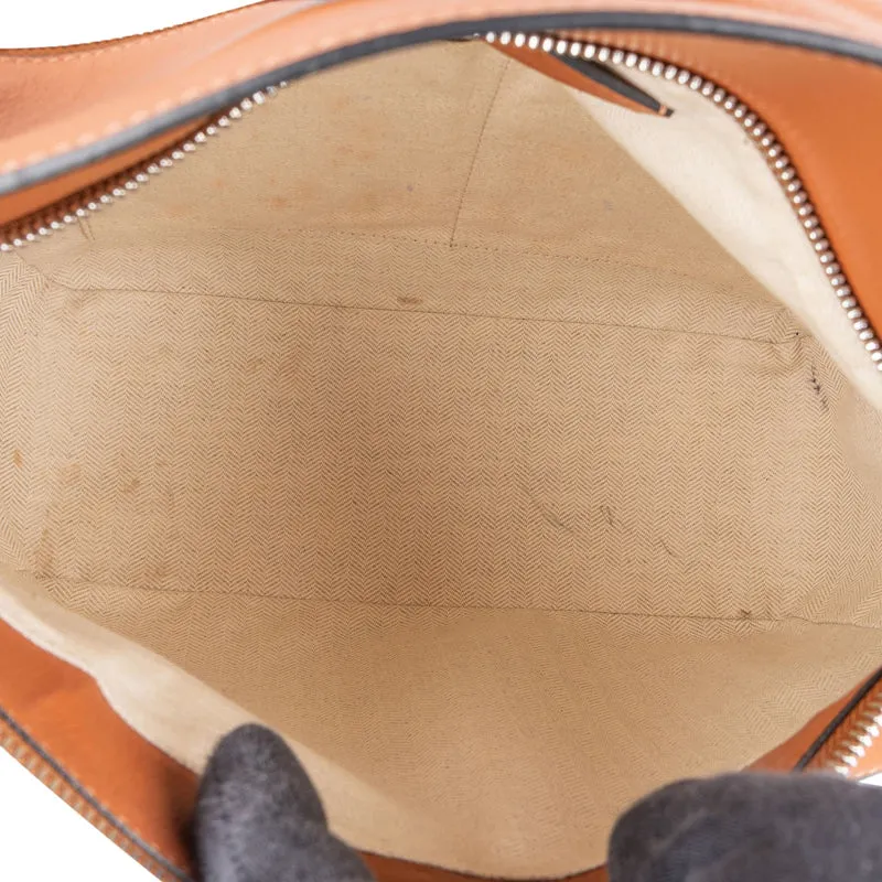 Loewe Brown Leather Puzzle Handbag