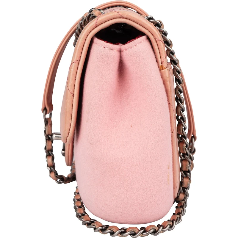 Chanel Quilted Lambskin Edelweiß Salzburg Single Flap Crossbody Bag