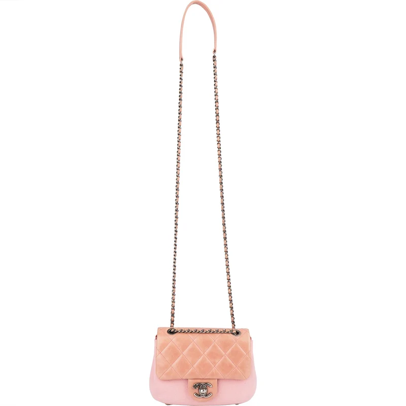 Chanel Quilted Lambskin Edelweiß Salzburg Single Flap Crossbody Bag