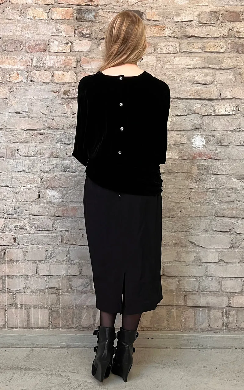 Amazing Louis Feraud Velvet Dress