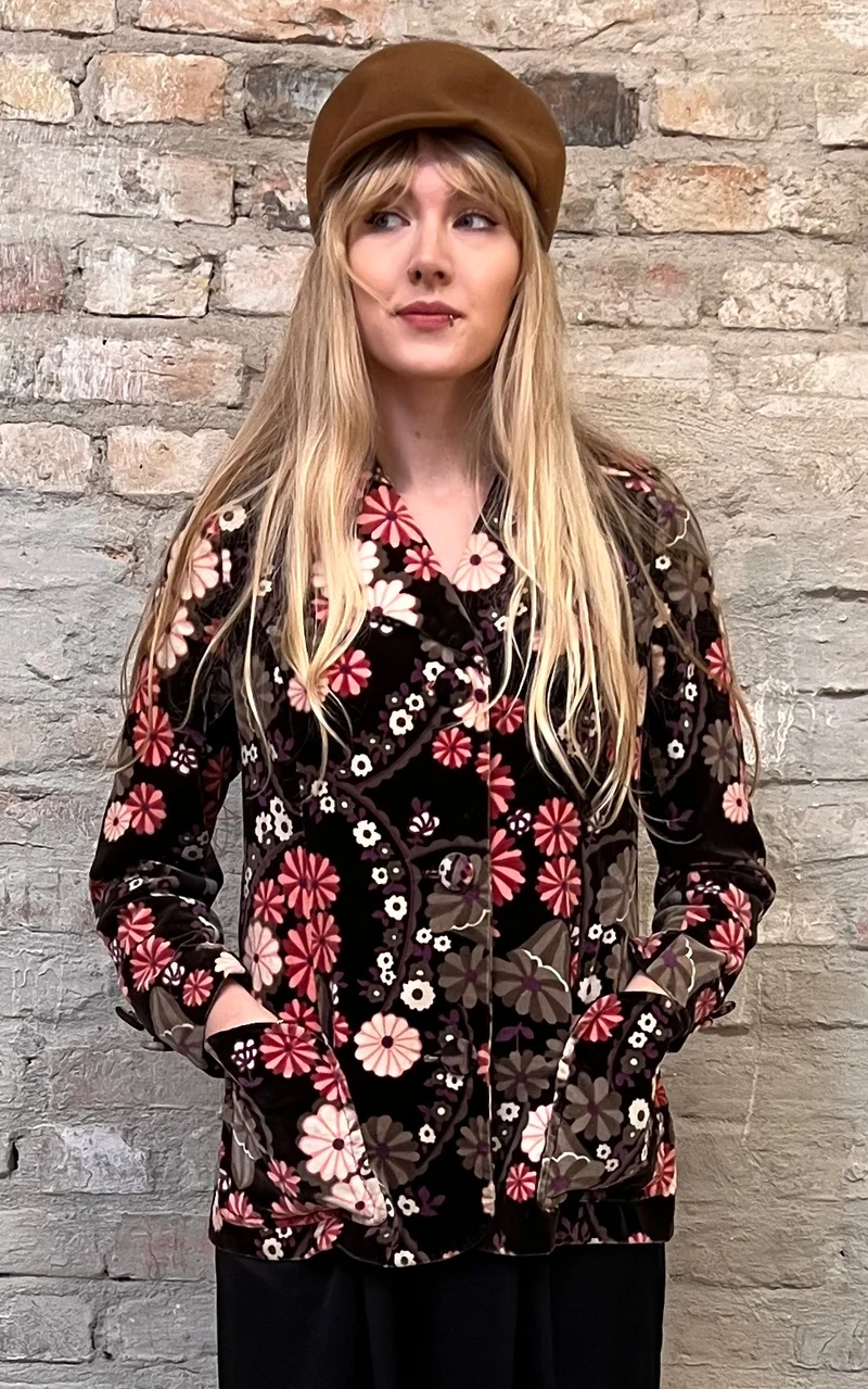 Vintage 70s Velvet Blazer