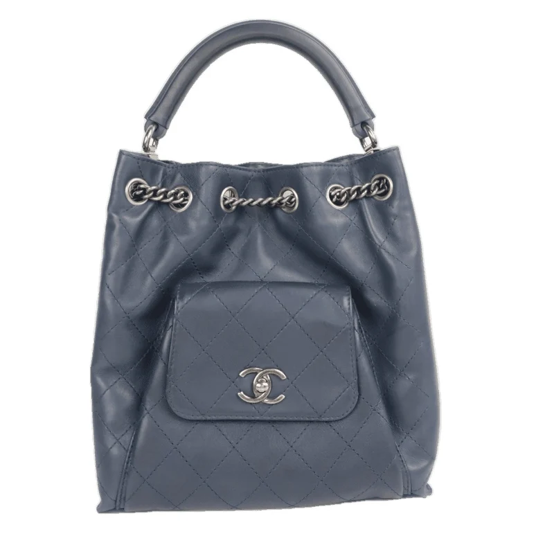 Chanel Drawstring Backpack/Bag With Top Handle S/S 2016 (153)
