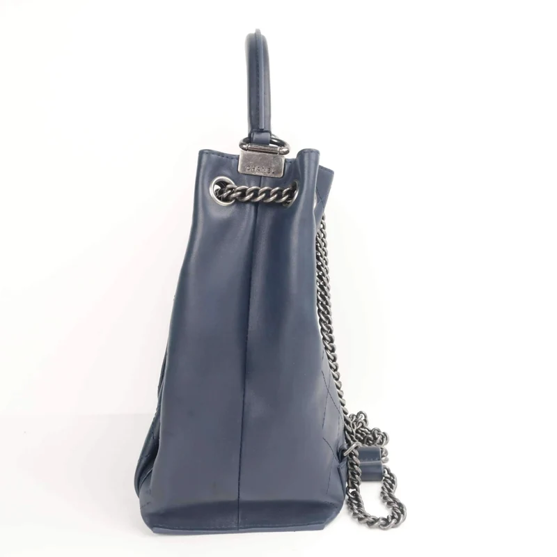 Chanel Drawstring Backpack/Bag With Top Handle S/S 2016 (153)