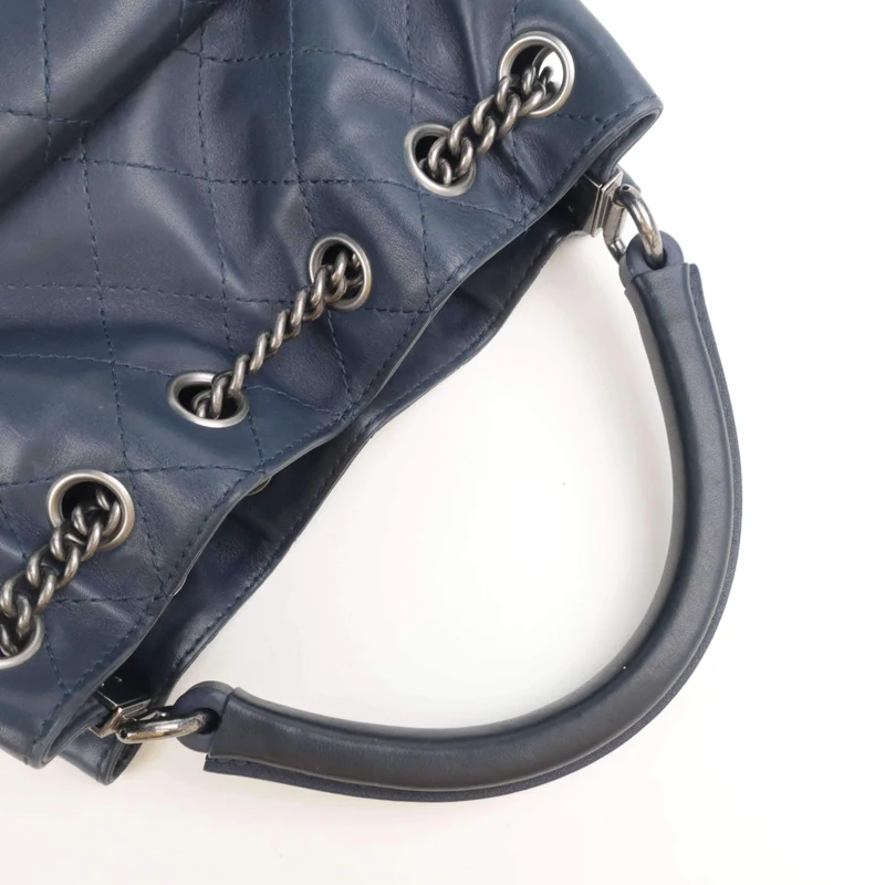 Chanel Drawstring Backpack/Bag With Top Handle S/S 2016 (153)