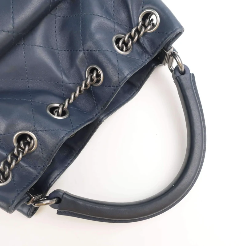 Chanel Drawstring Backpack/Bag With Top Handle S/S 2016 (153)