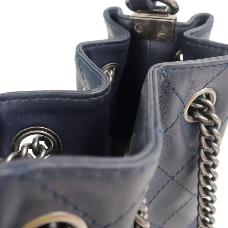 Chanel Drawstring Backpack/Bag With Top Handle S/S 2016 (153)