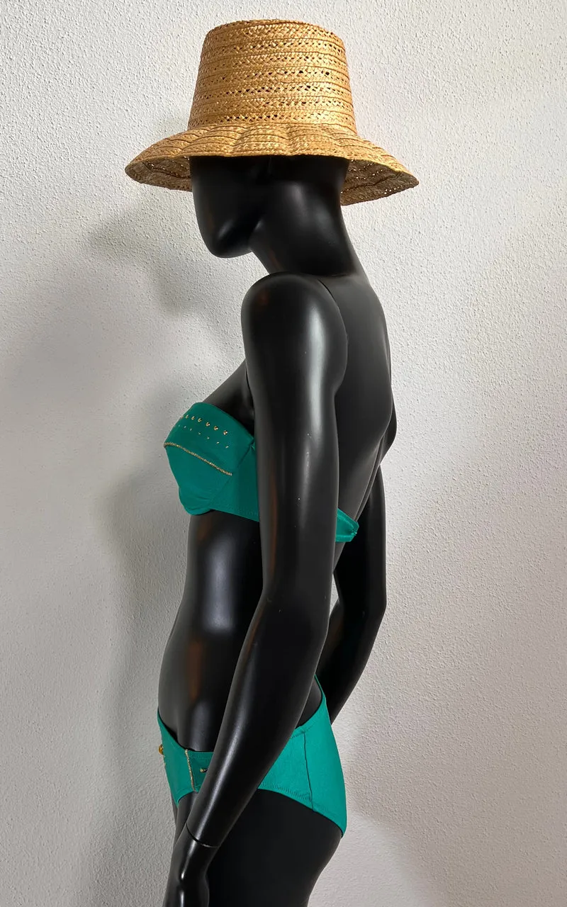 Vintage Turquoise Bikini