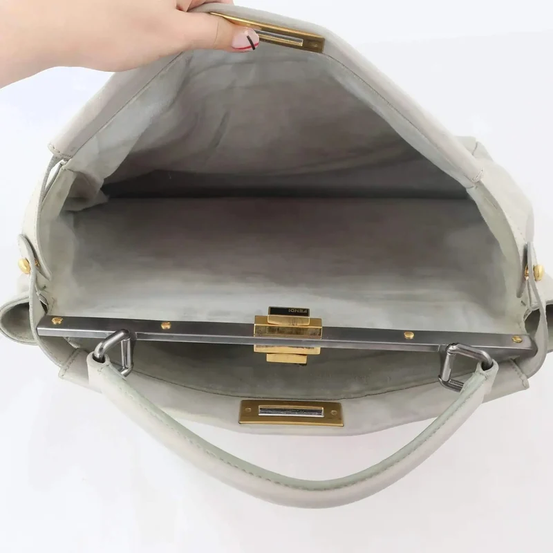 Fendi Peekaboo Grey Medium
