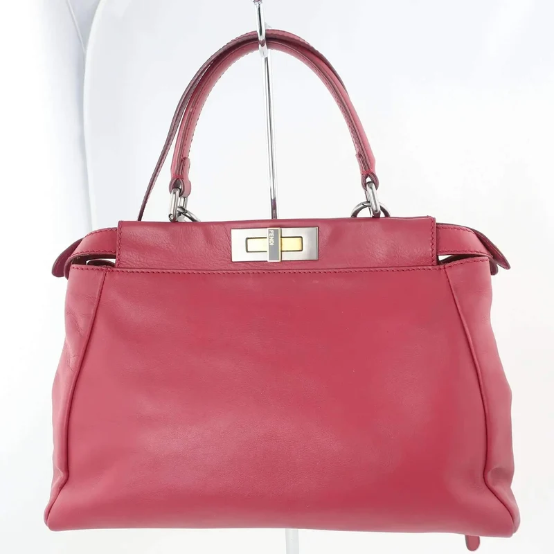Fendi Peekaboo Calfskin Medium Bag