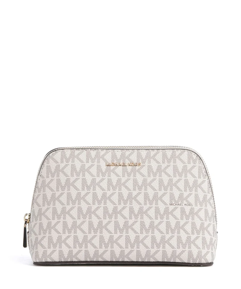 Michael Kors Jet Set Small Kosmetiktasche vanilla/acorn