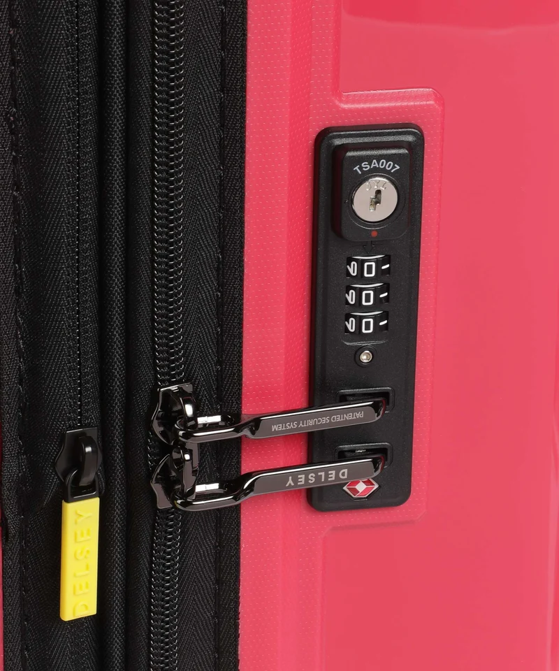 Delsey Paris Lutece Se 4-Rollen Trolley magenta