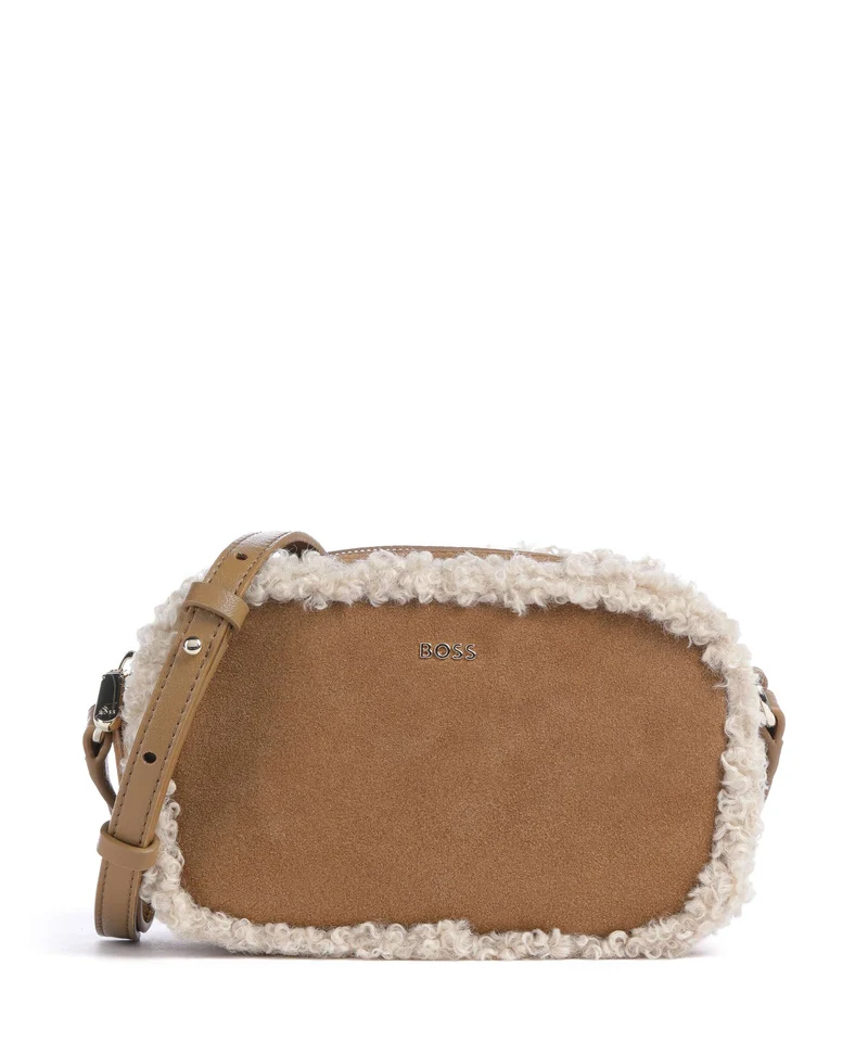 BOSS Sandy Umhängetasche medium beige
