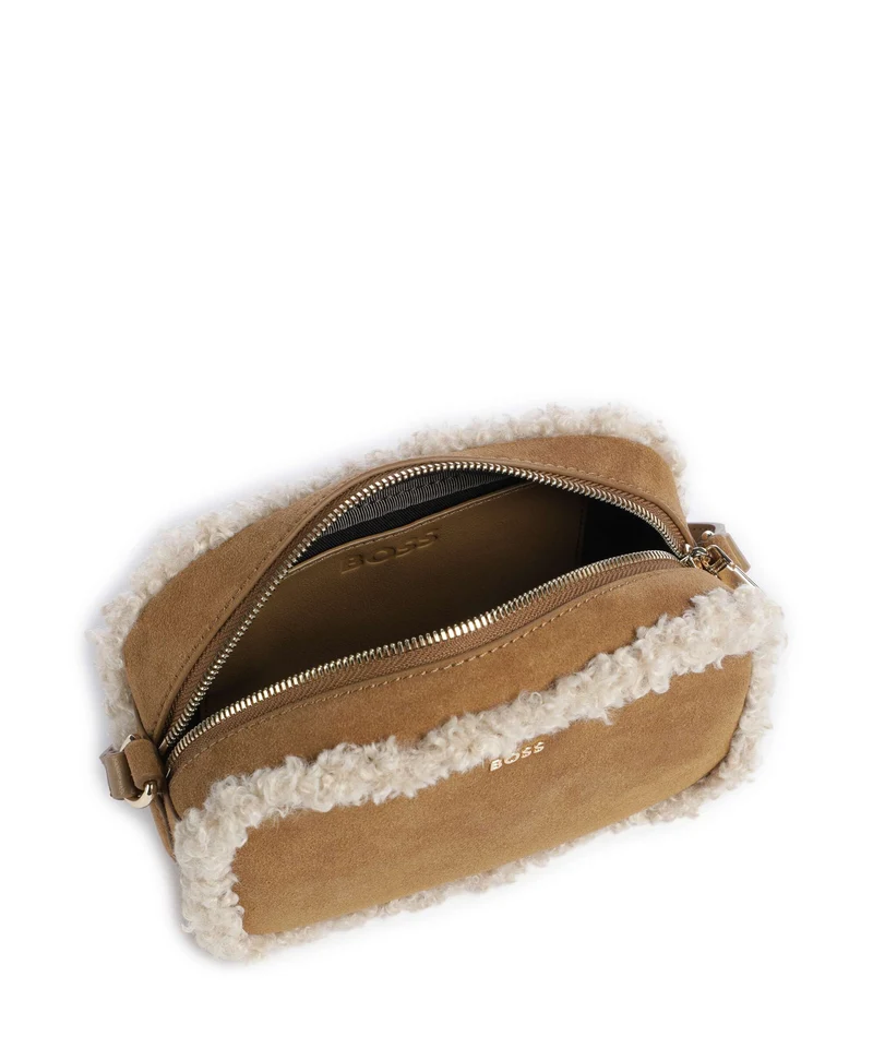 BOSS Sandy Umhängetasche medium beige