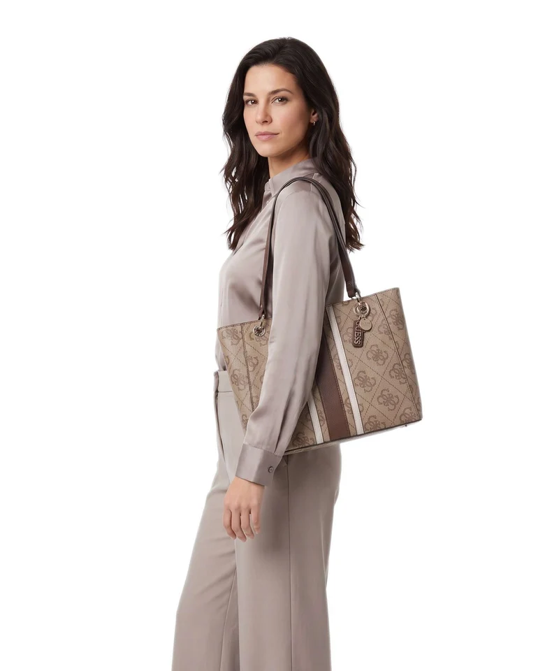 Guess Noelle II Shopper latte logo/brown
