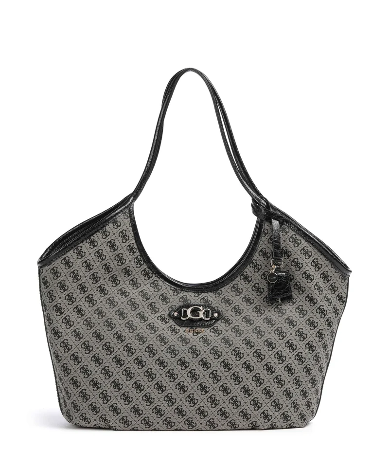 Guess Samantha Girlfriend Shopper black logo