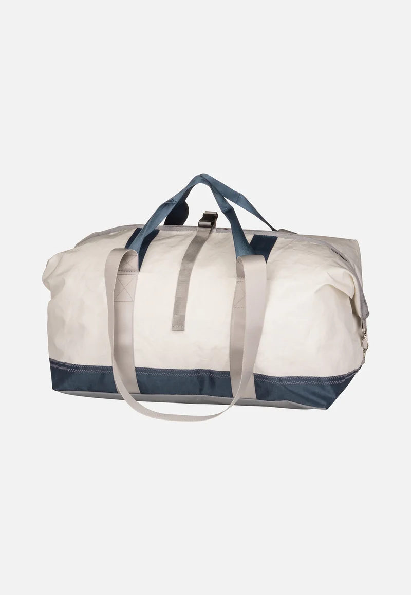 Kutter XL Weiß/Balken Blau/Zahl Hellgrau - Dufflebag
