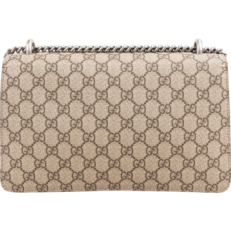 Gucci Limited Monogram GG Supreme Embroidered Python Dionysus Shoulder Bag