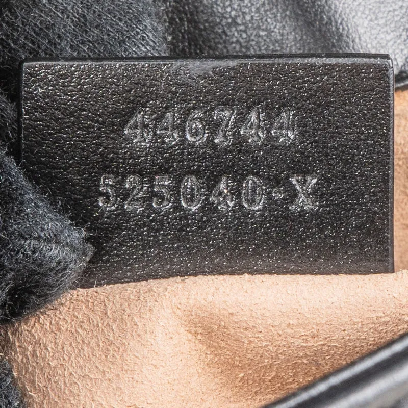 Gucci Chevron Matelassé Leather GG Marmont Crossbody Bag