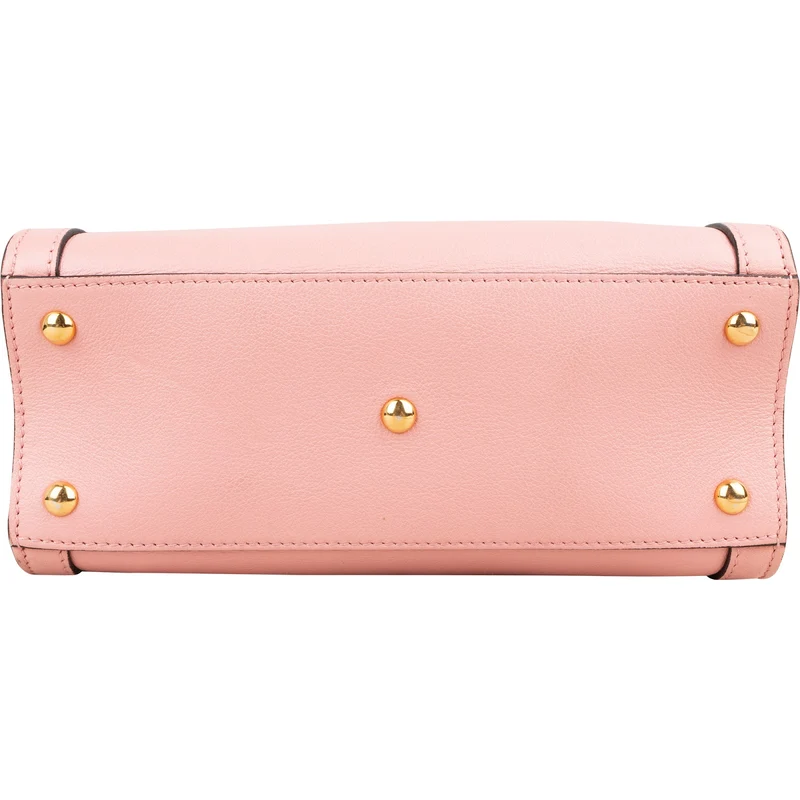 Gucci Pink Leather Diana Small Tote Handbag