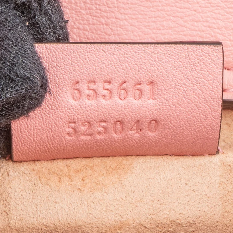 Gucci Pink Leather Diana Small Tote Handbag