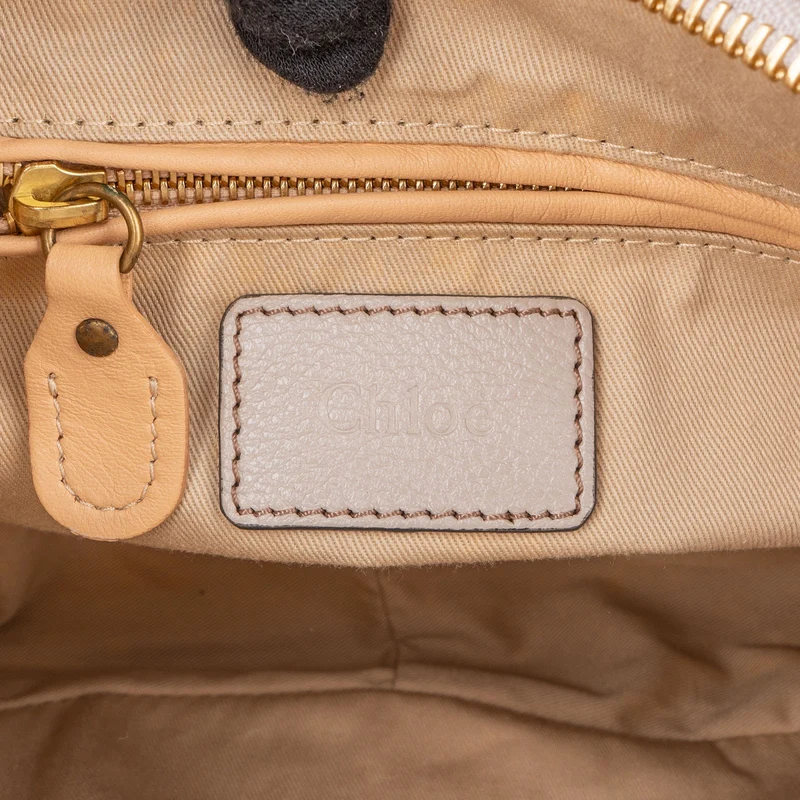 Chloé Python Leather Paraty Shoulder Handbag