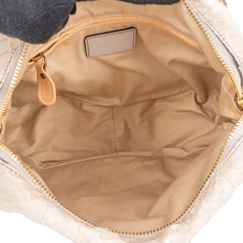 Chloé Python Leather Paraty Shoulder Handbag