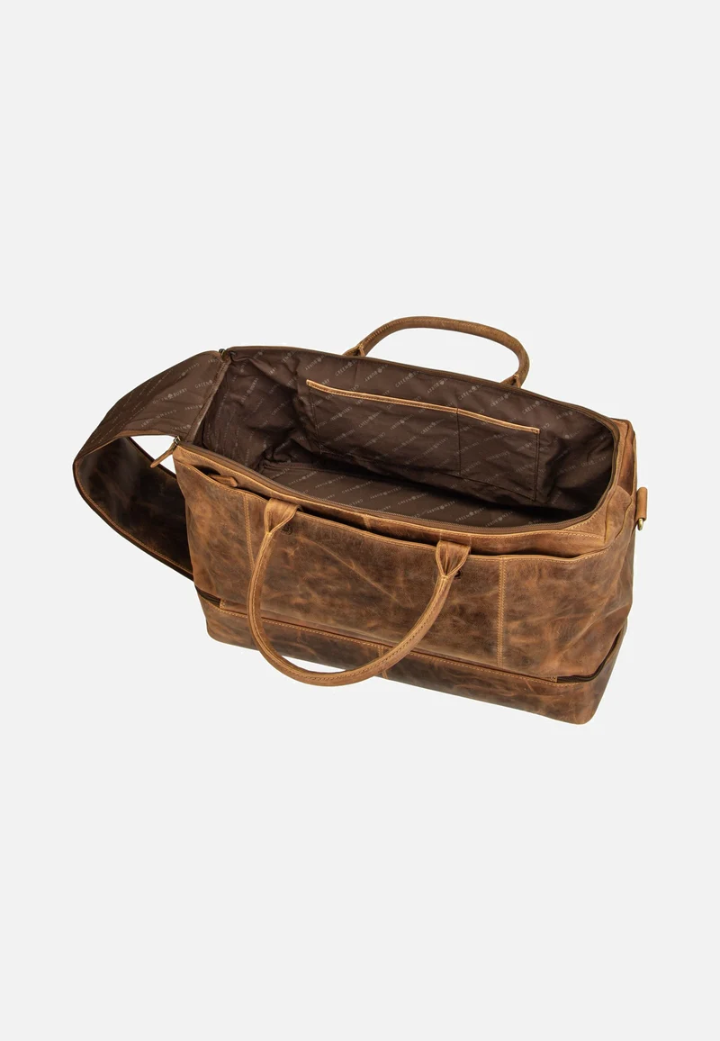 Vintage Traveller Leder Sattelbraun - Weekender