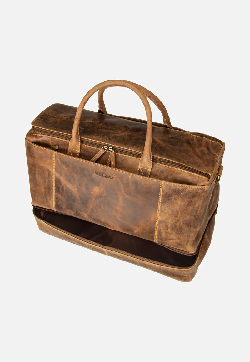 Vintage Traveller Leder Sattelbraun - Weekender