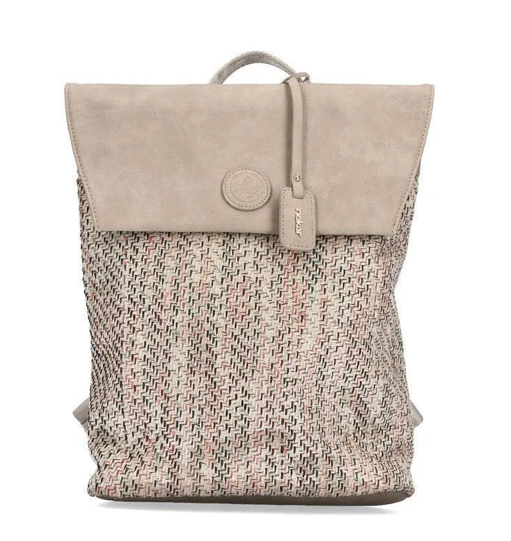 rieker H1386 Cityrucksack Damen Beige Ginger