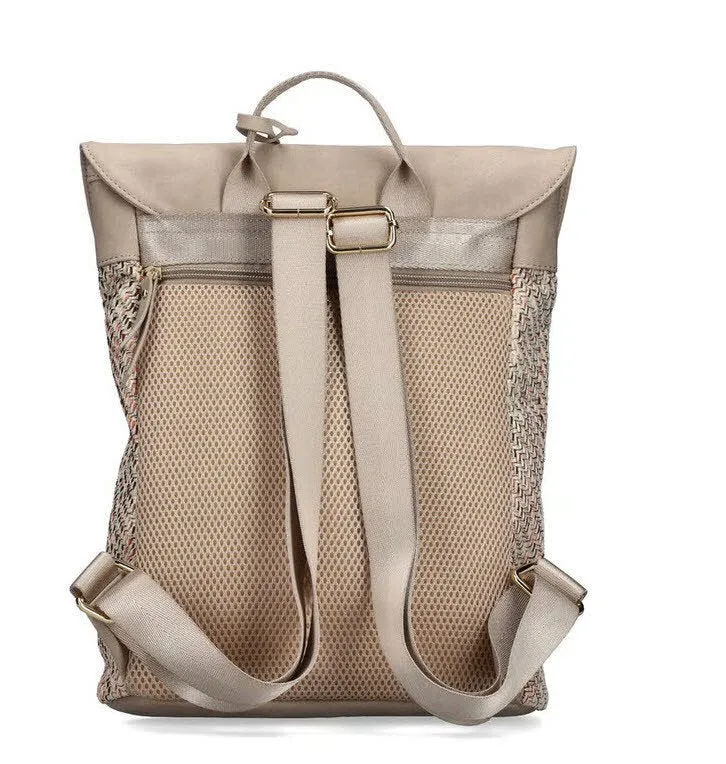 rieker H1386 Cityrucksack Damen Beige Ginger