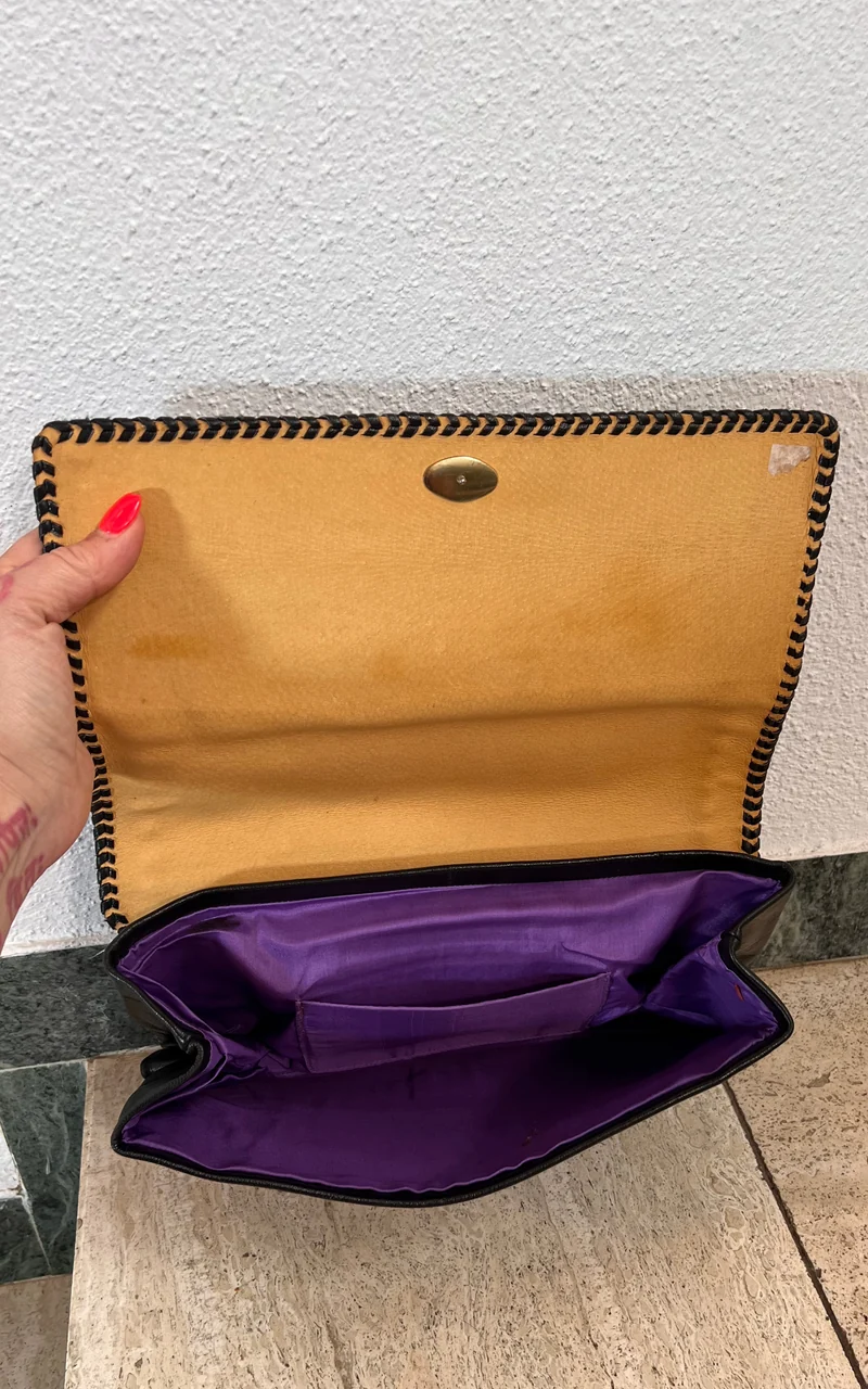 Black Vintage Clutch