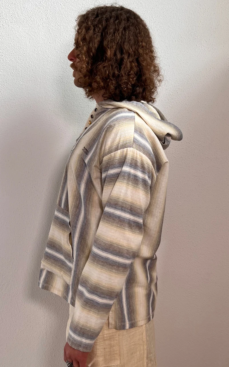 Vintage MENS 90s Hooded Shirt