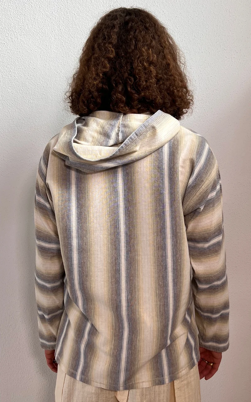 Vintage MENS 90s Hooded Shirt