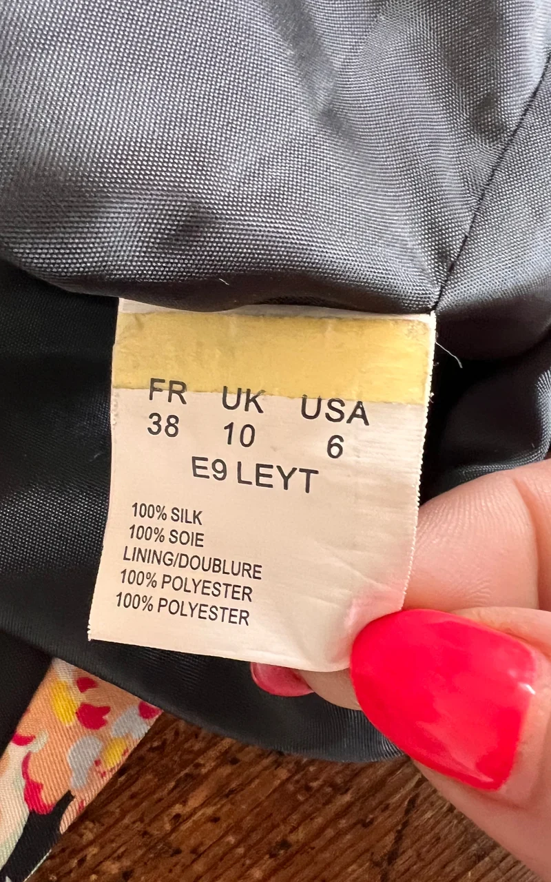 Vintage Manoush Breaded Silk Top