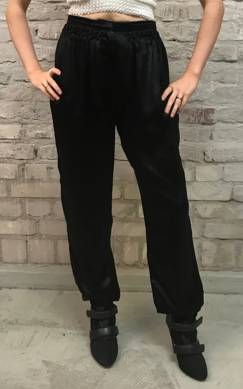 Vintage Silk Harem Pants
