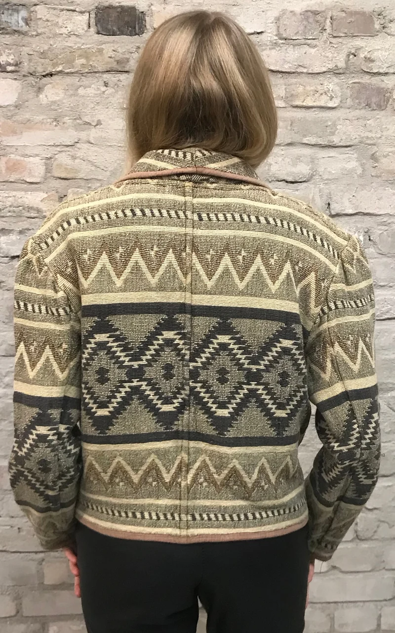 Vintage Southwestern Ikat Jacket
