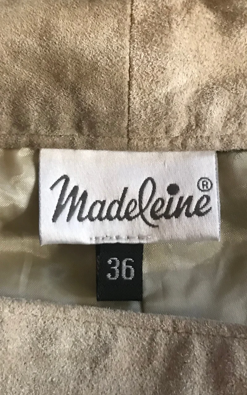 Vintage Suede High Rise Leather Pant