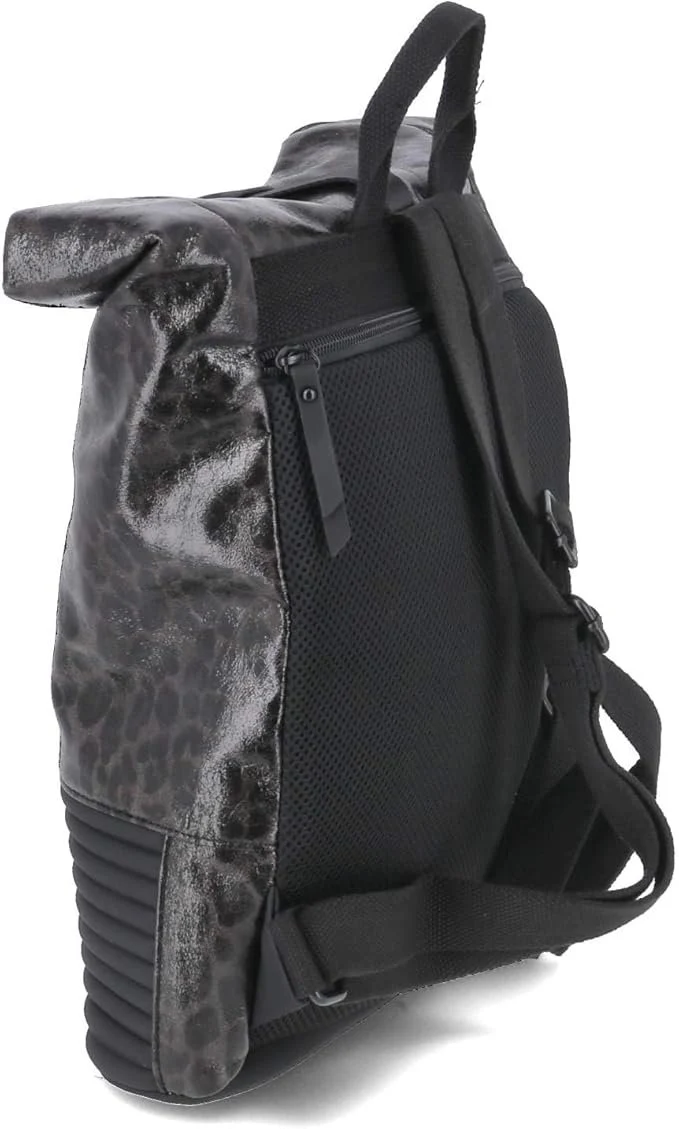 rieker H1426 Cityrucksack Damen Schwarz Grau