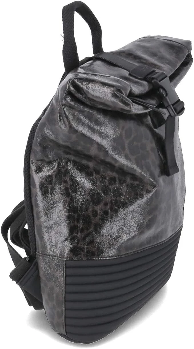 rieker H1426 Cityrucksack Damen Schwarz Grau