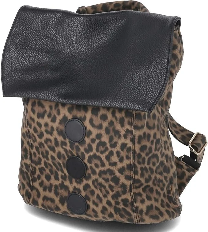rieker H1357 Cityrucksack Damen Braun Schwarz
