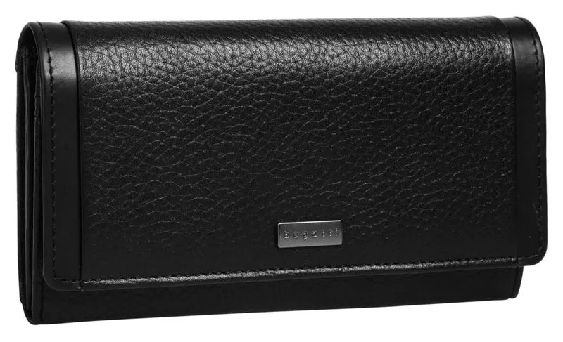 LANGBÖRSE schwarz Kalbleder