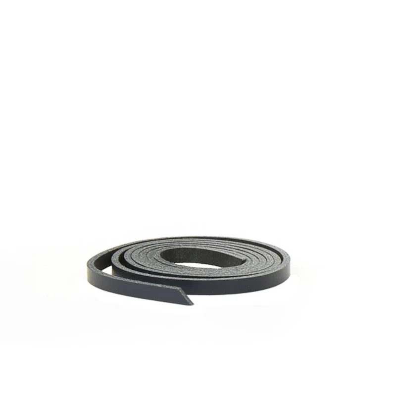 Lederzugband schwarz