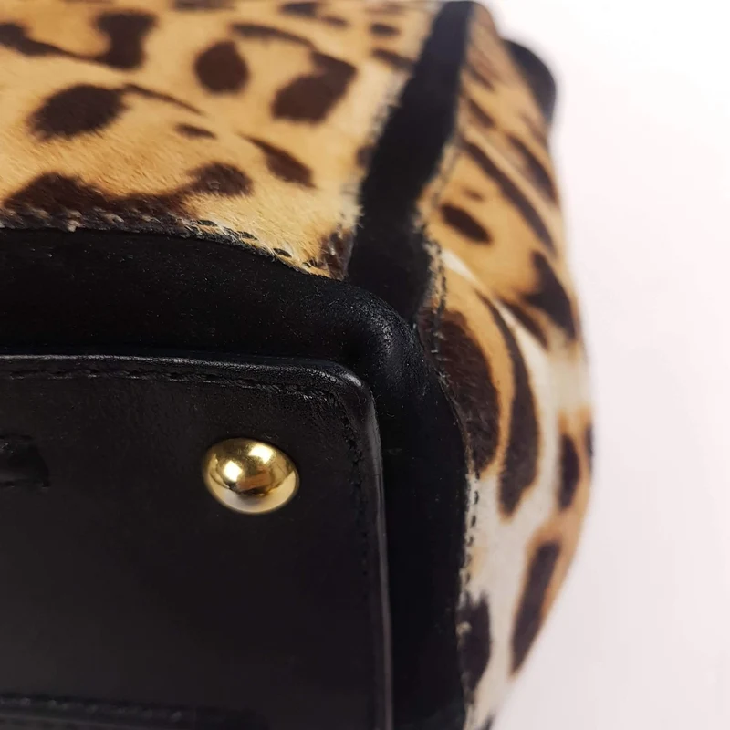 Yves Saint Laurent Ponyhair Muse Two Cabas Tote